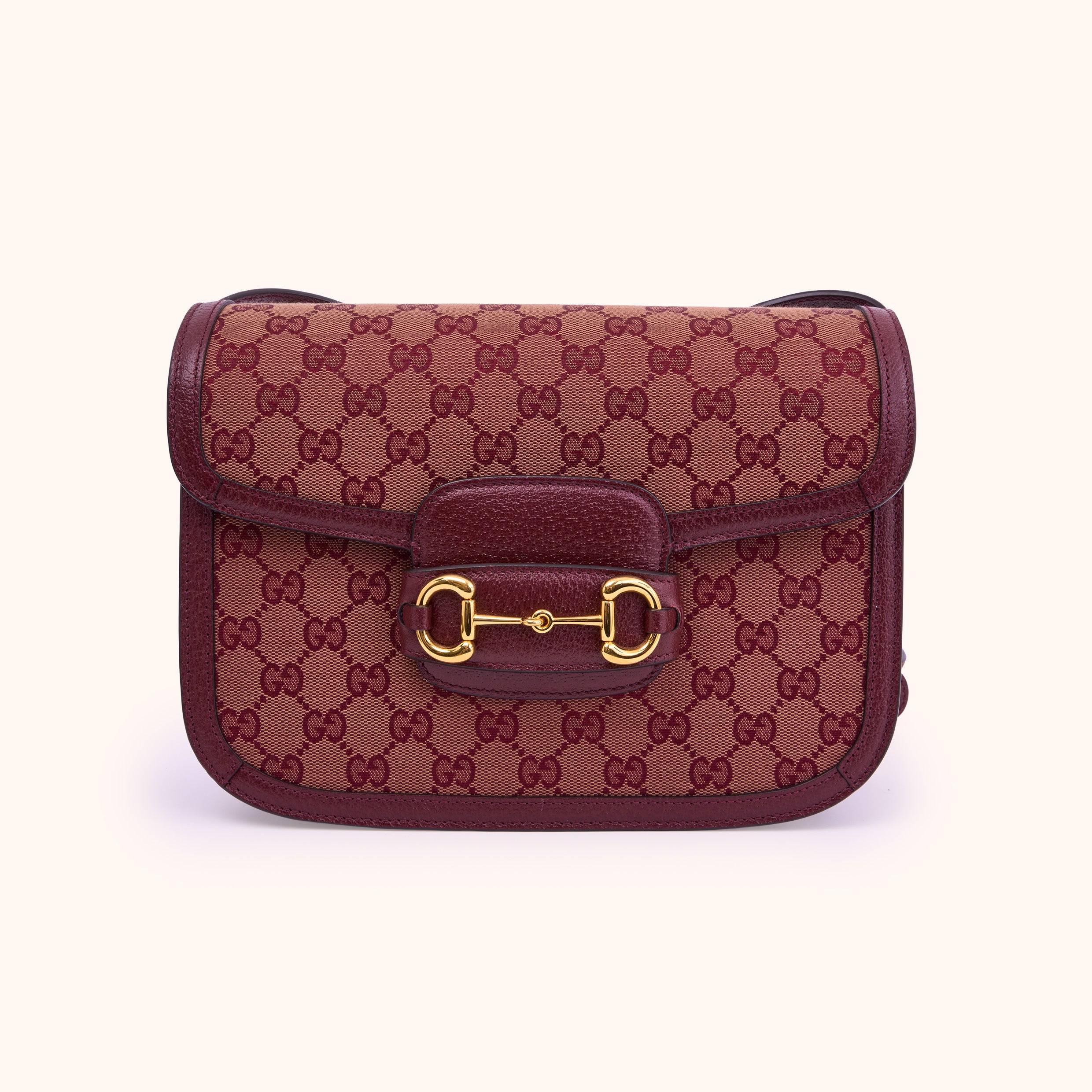 Gucci Horsebit 1955 Shoulder Bag Burgundy