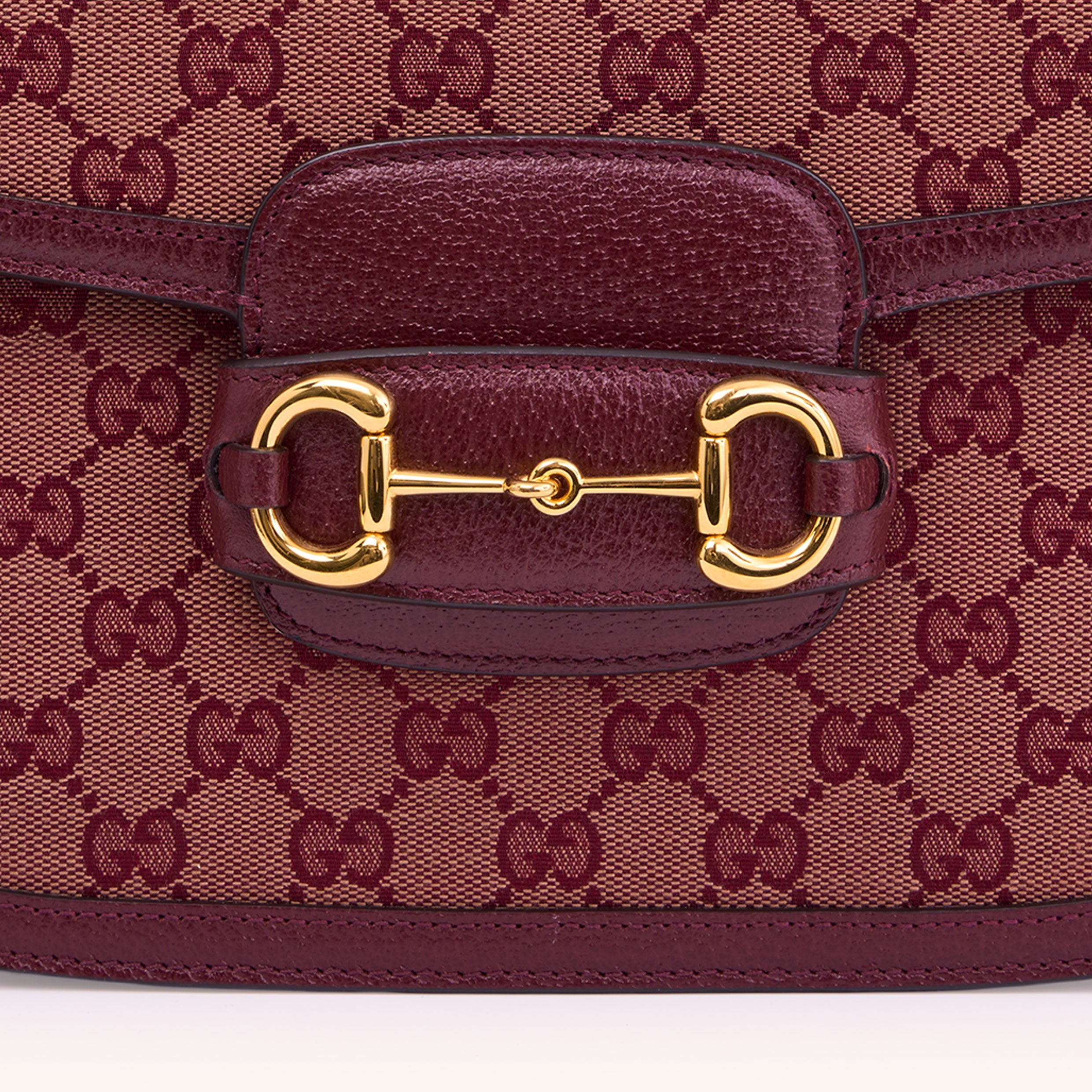 Gucci Horsebit 1955 Shoulder Bag Burgundy