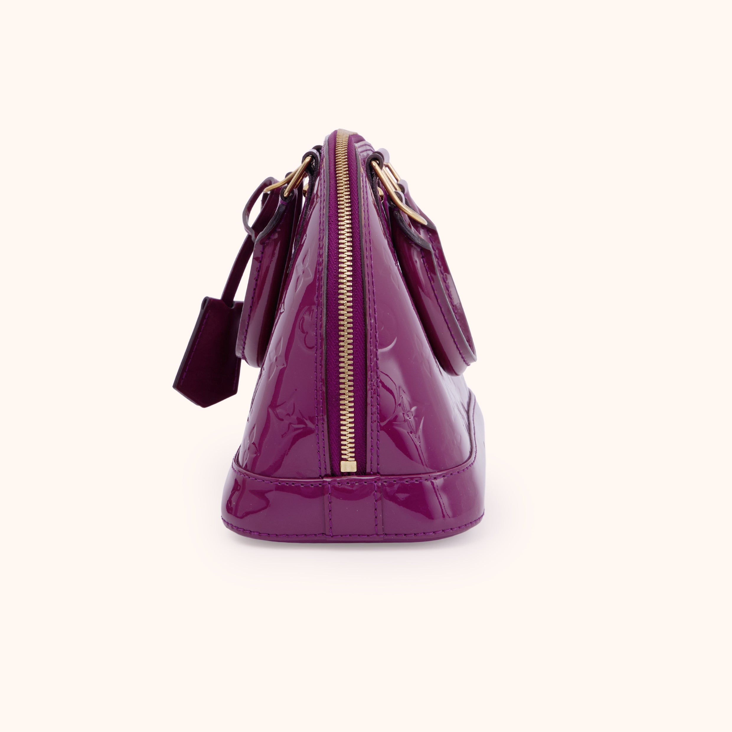 Louis Vuitton Alma BB Vernis Amarante Schultertasche