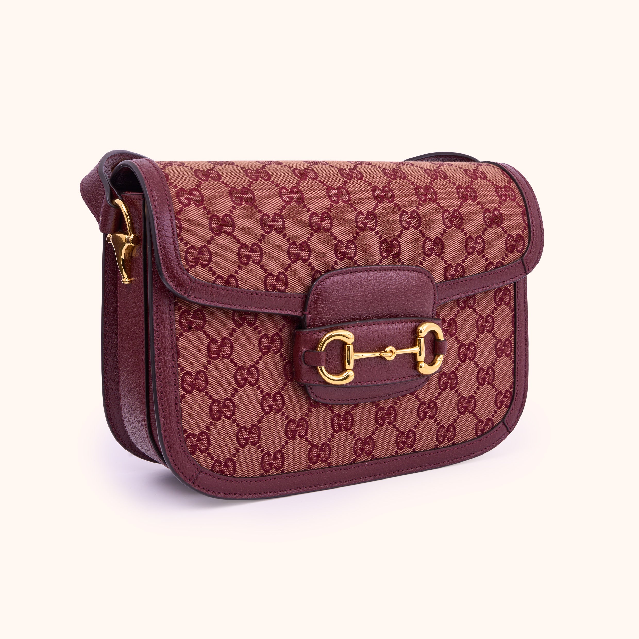 Gucci Horsebit 1955 Shoulder Bag Burgundy