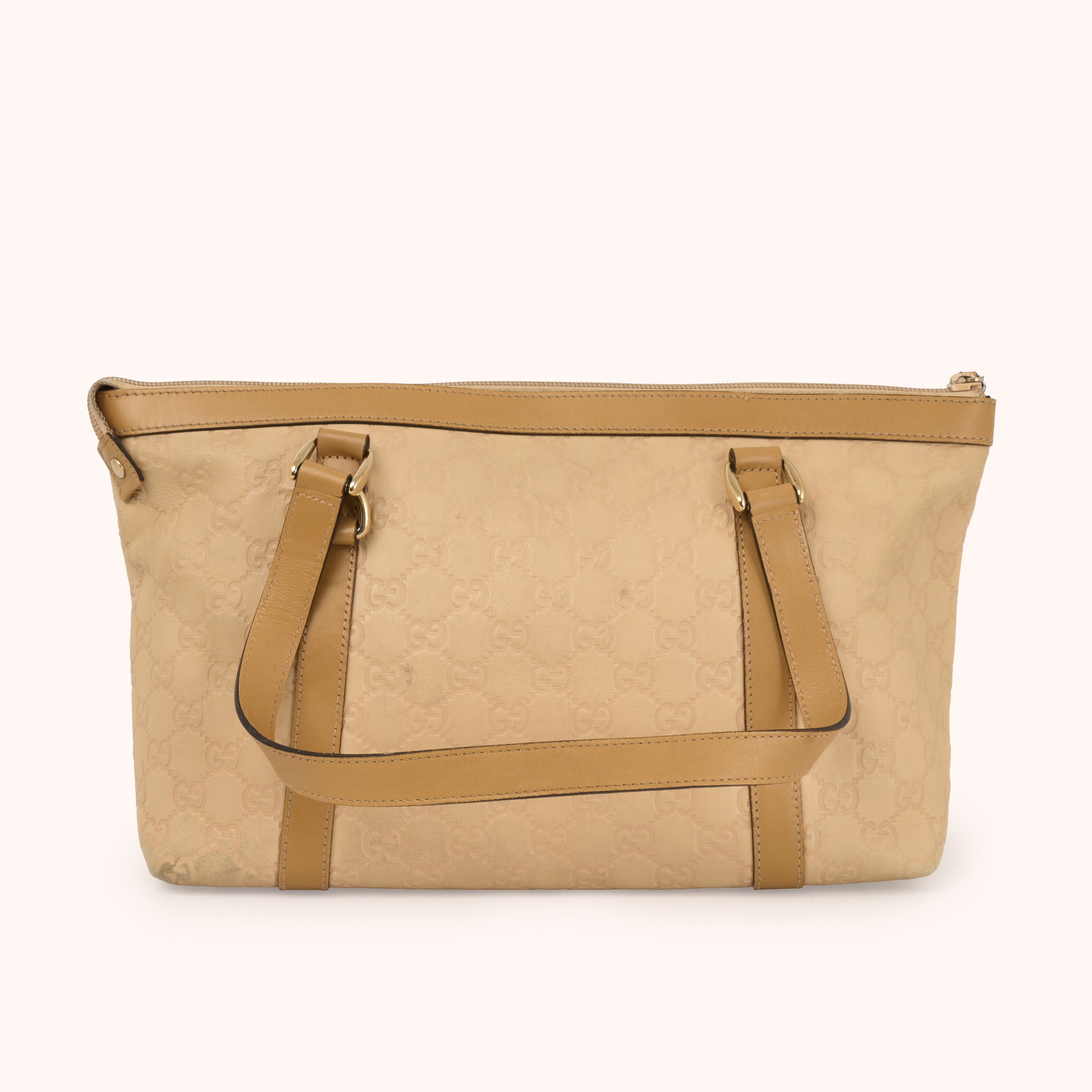 Gucci Canvas Monogram Tote Bag Handbag