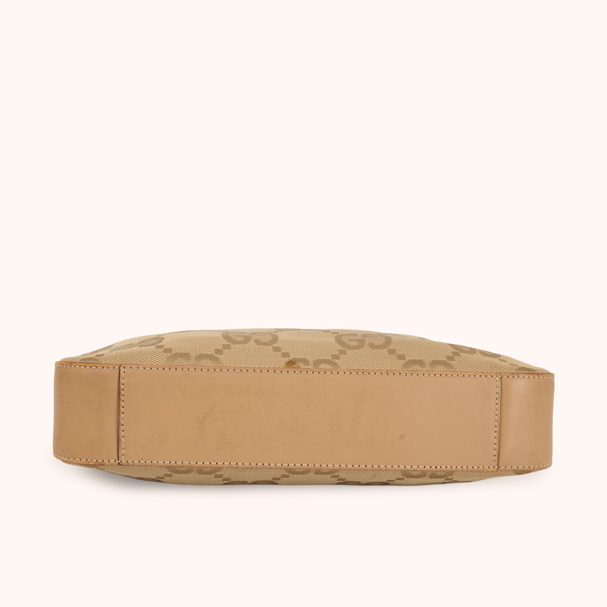 Gucci Jackie Baguette GG Canvas Beige Handbag