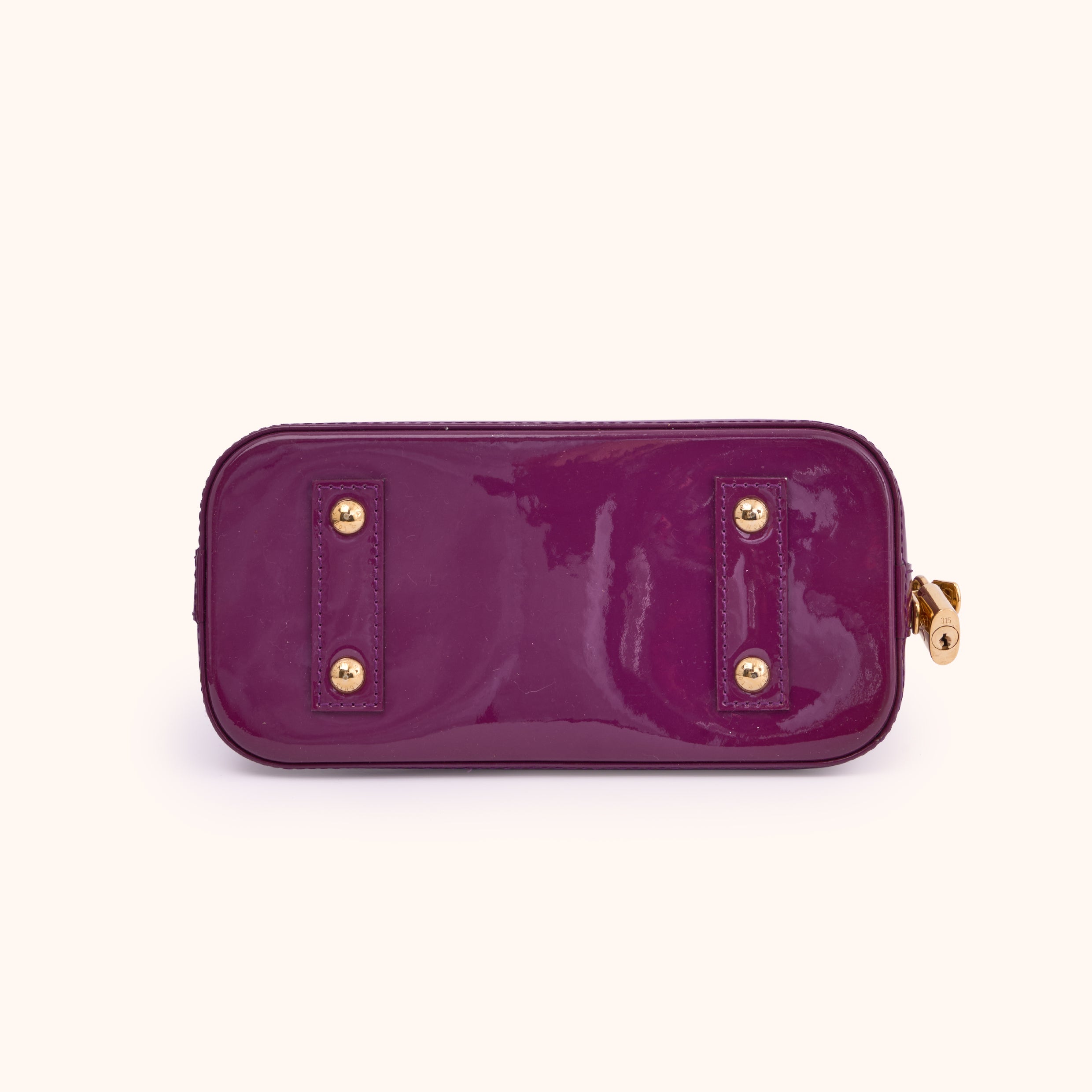 Louis Vuitton Alma BB Vernis Amarante Schultertasche