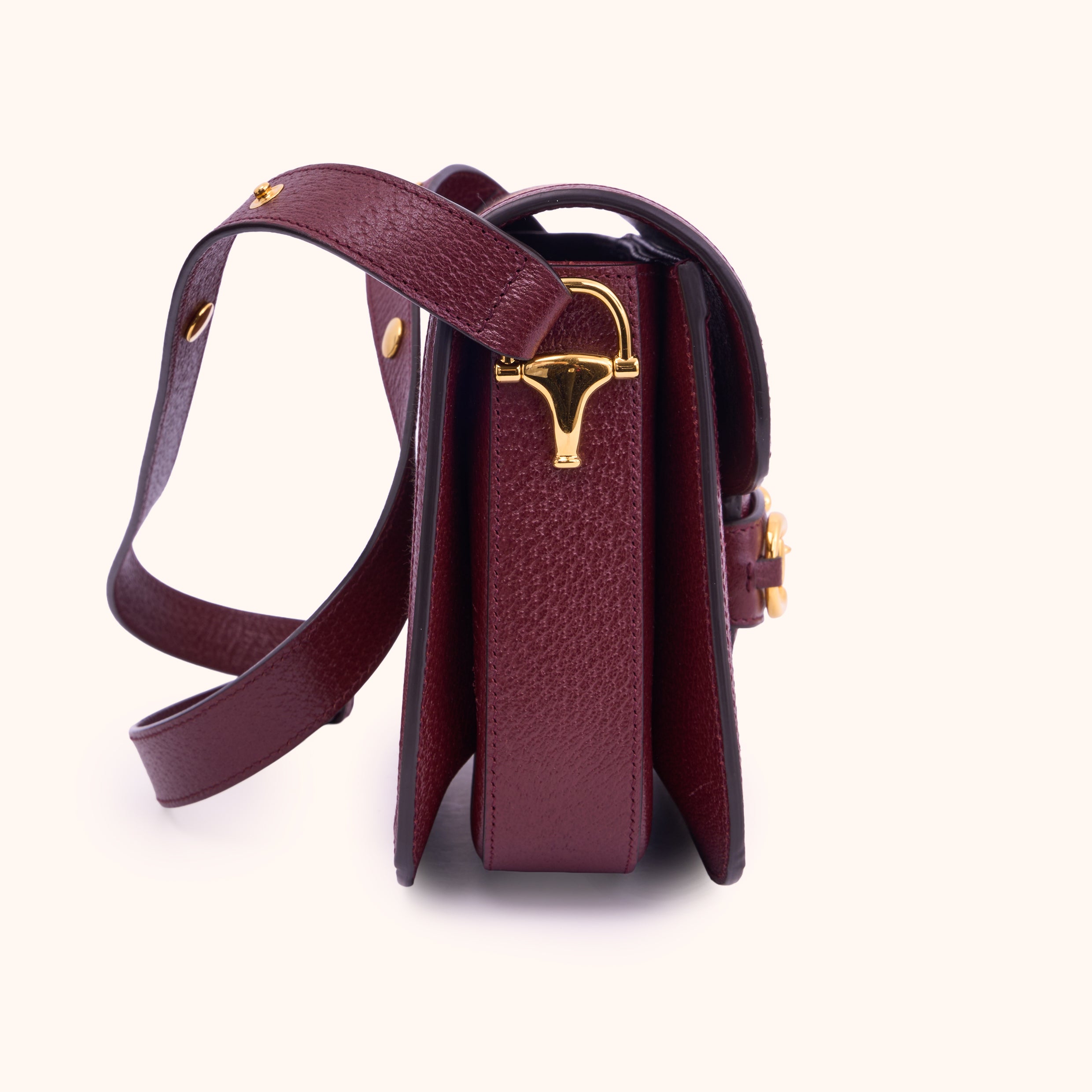 Gucci Horsebit 1955 Shoulder Bag Burgundy