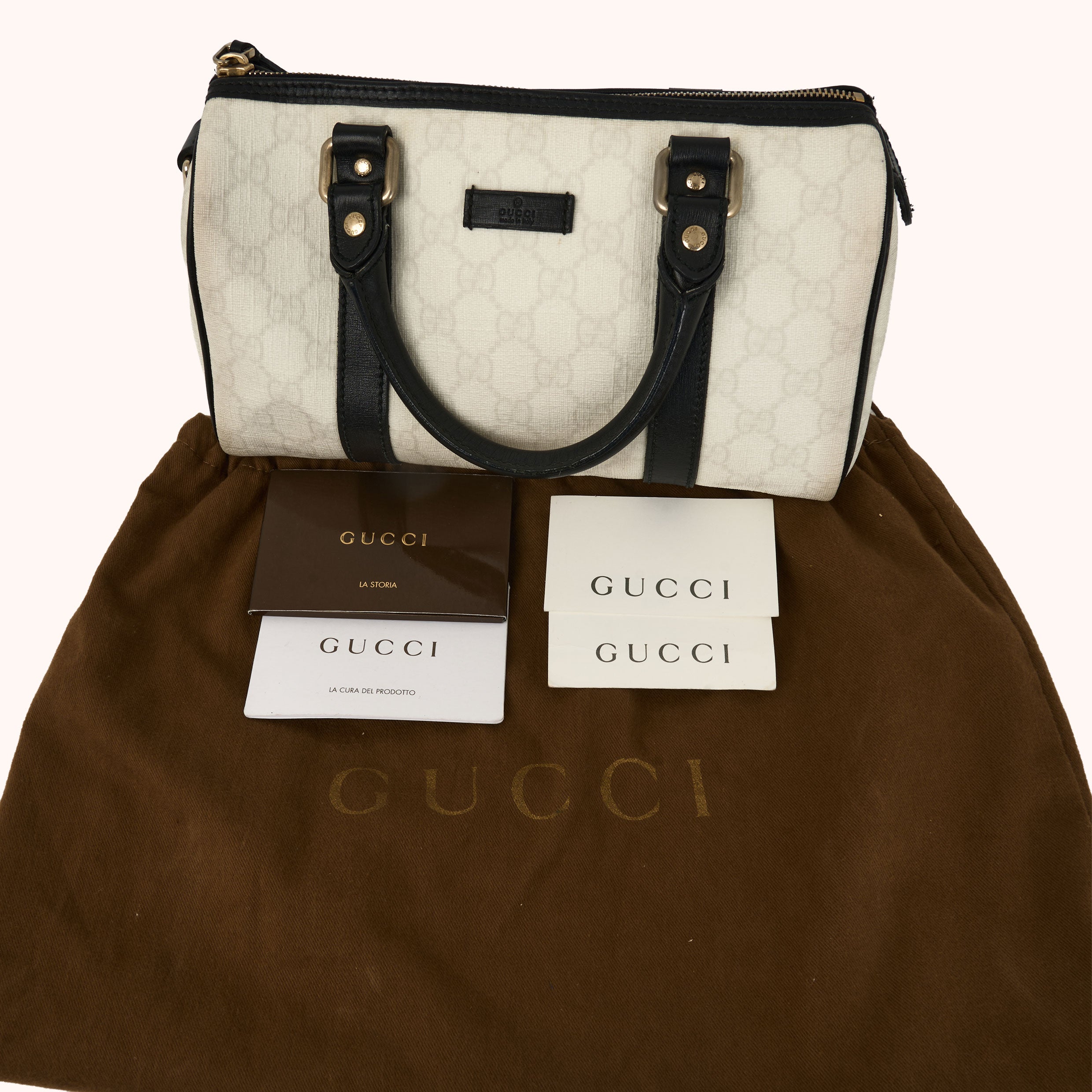 Gucci GG Canvas Boston Bag Handbag