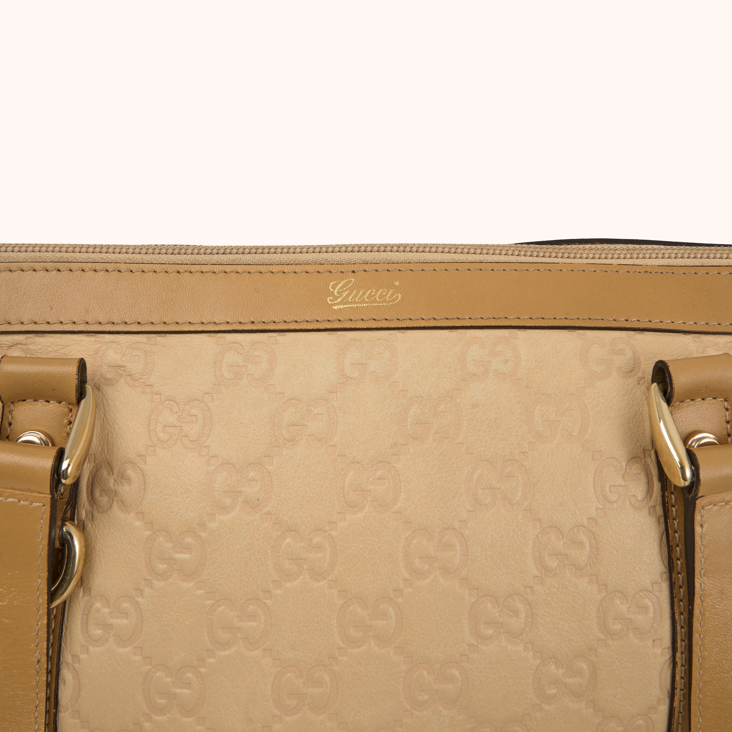 Gucci Canvas Monogram Tote Bag Handbag