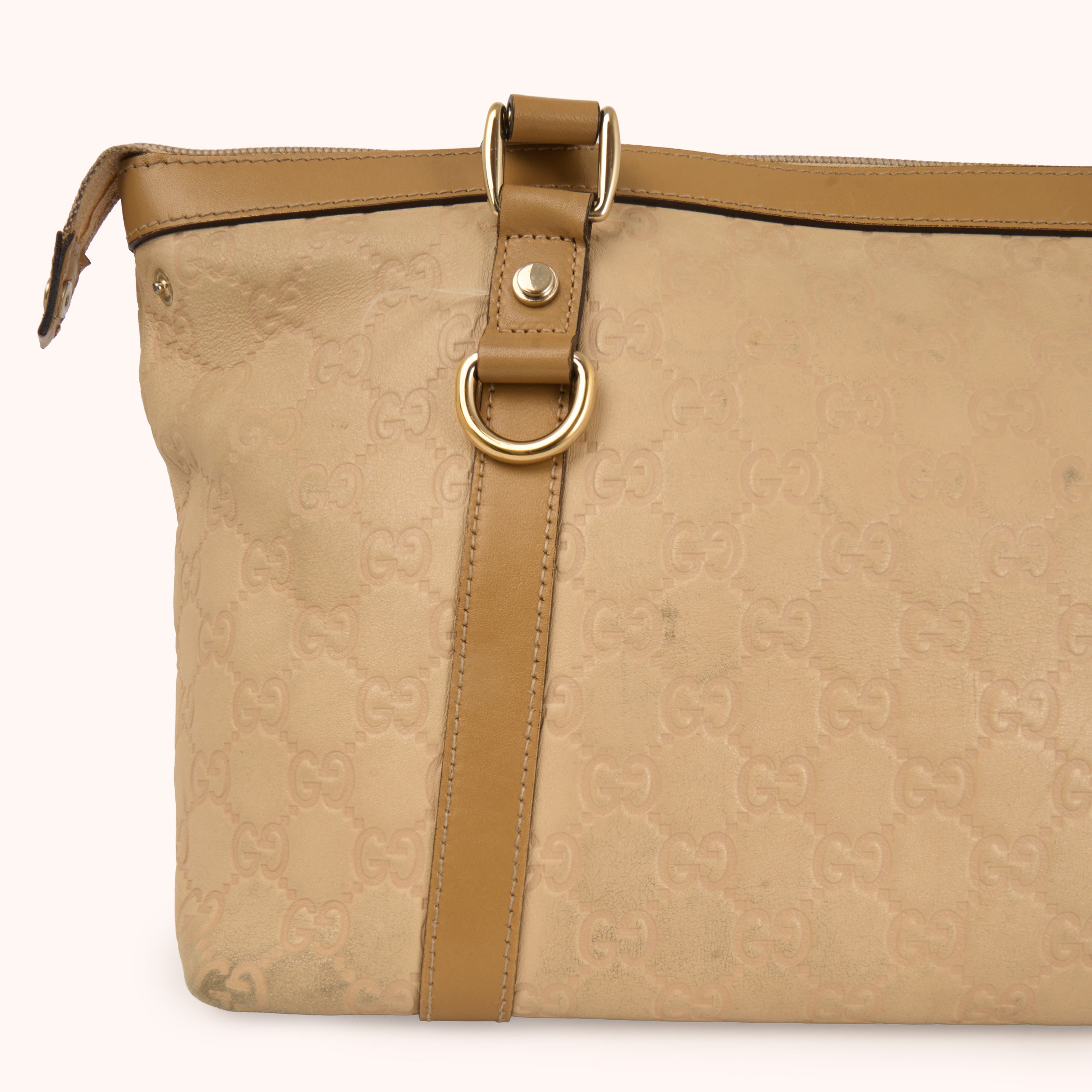 Gucci Canvas Monogram Tote Bag Handbag