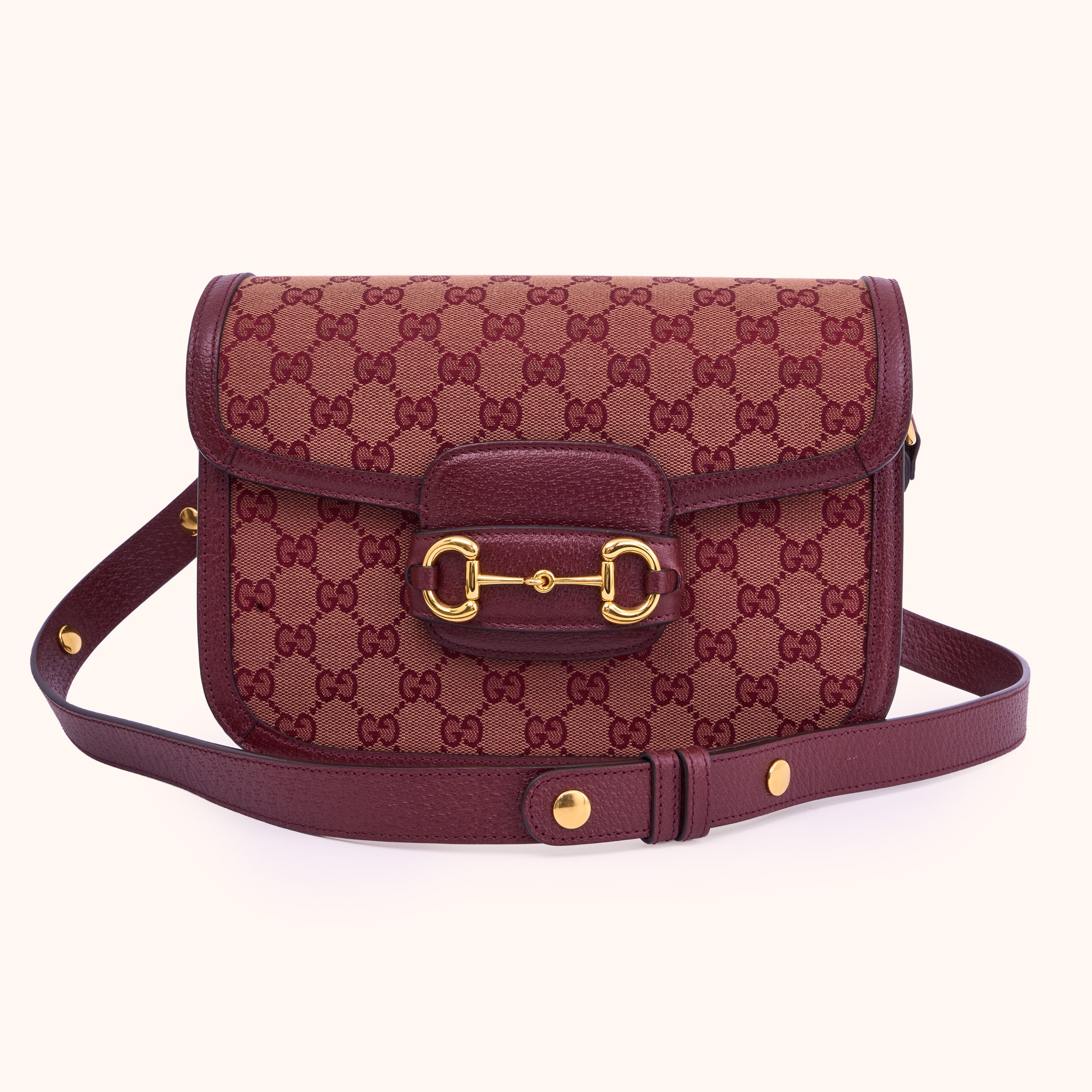 Gucci Horsebit 1955 Shoulder Bag Burgundy