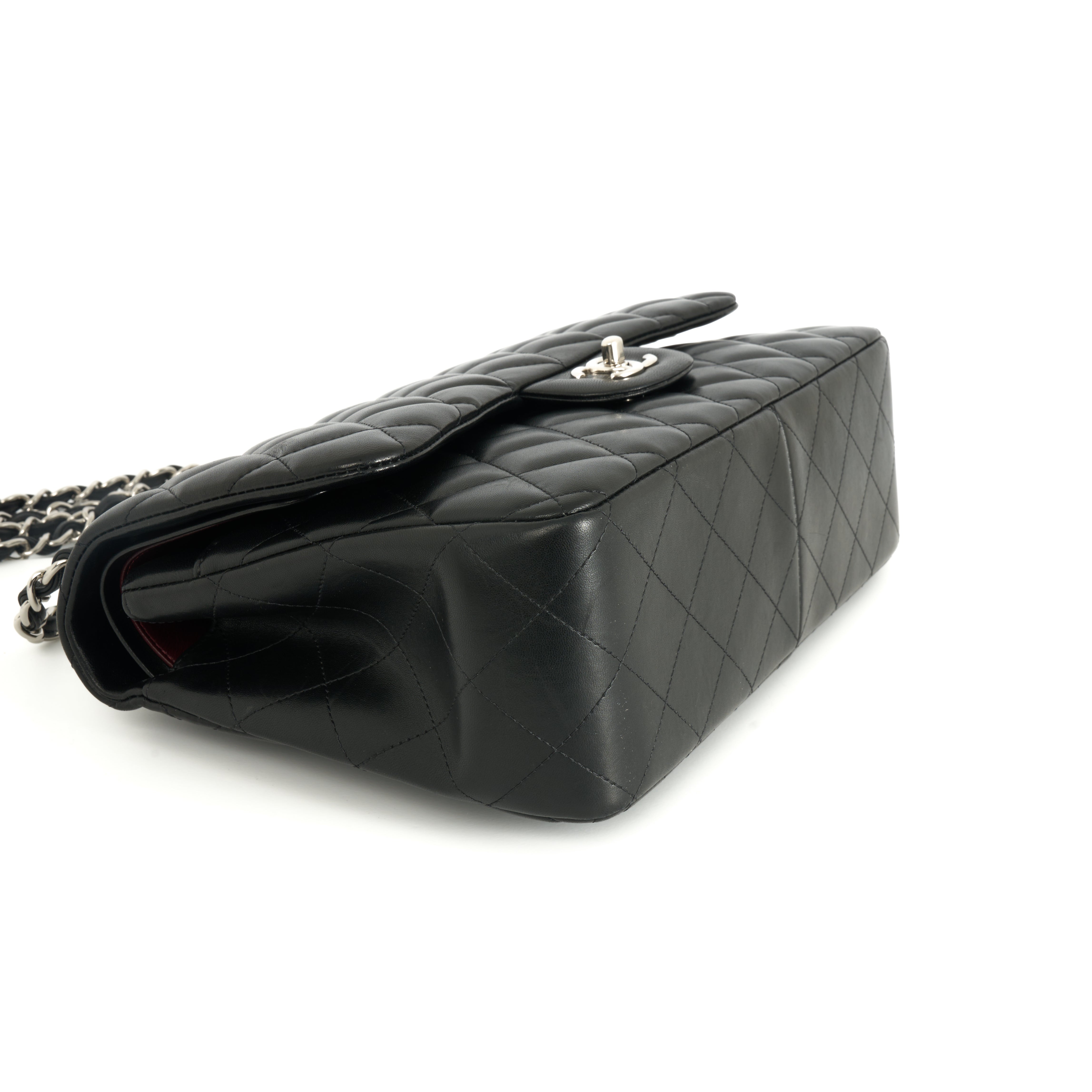 Chanel Classic Double Flap Bag Jumbo Schwarz Lambskin