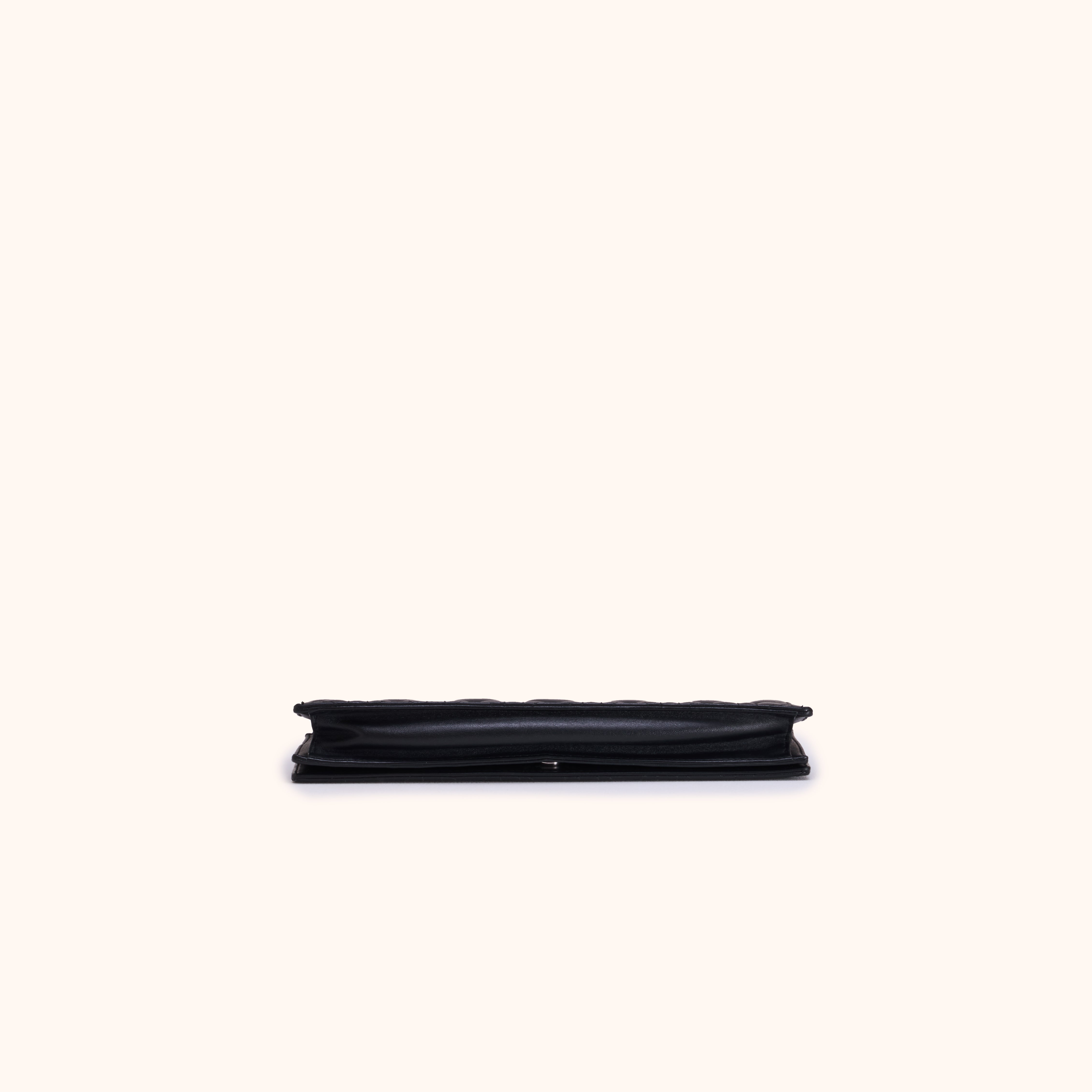 Christian Dior Lady Wallet on Chain Schwarz Schultertasche