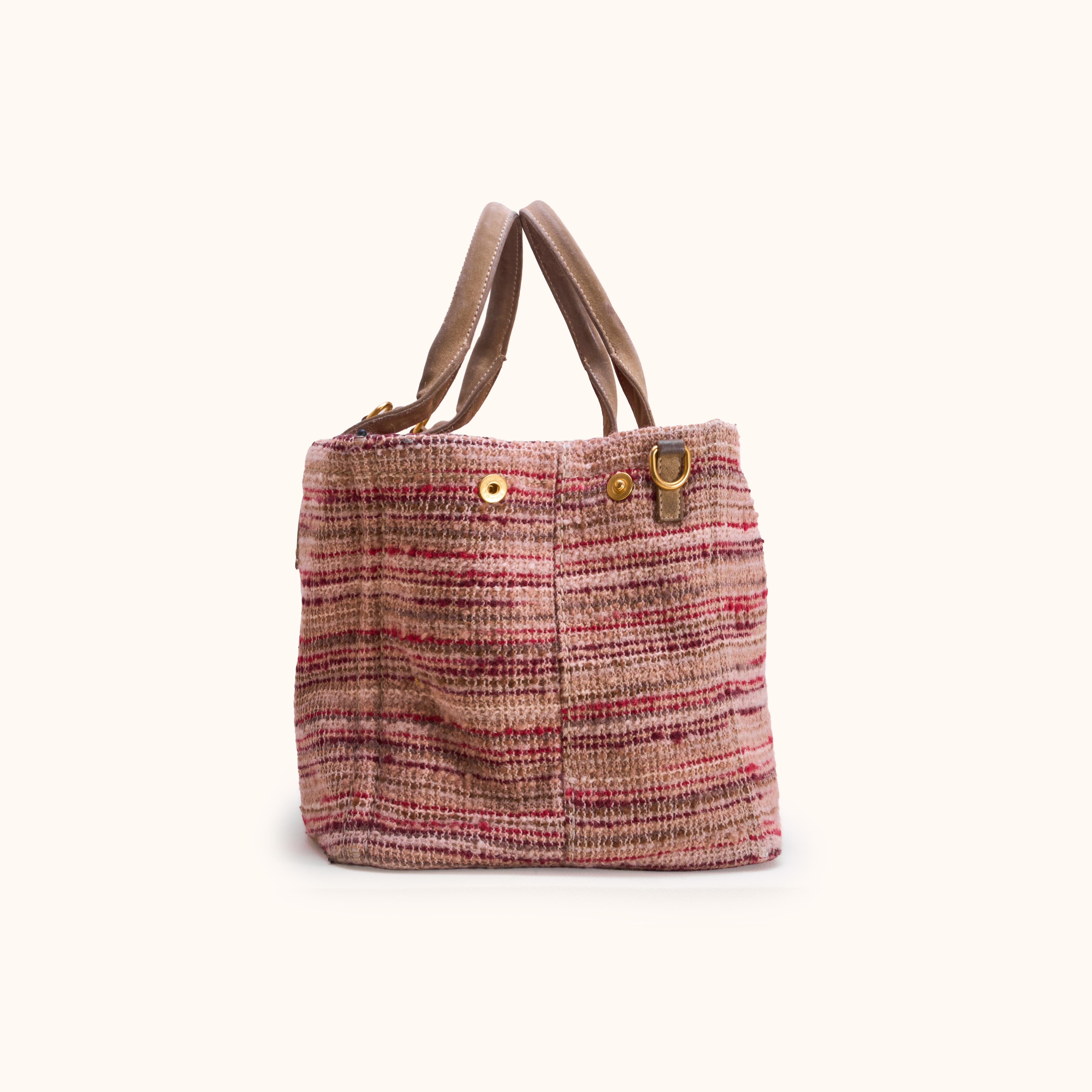 Prada Woven Straw Tote Bag Handtasche