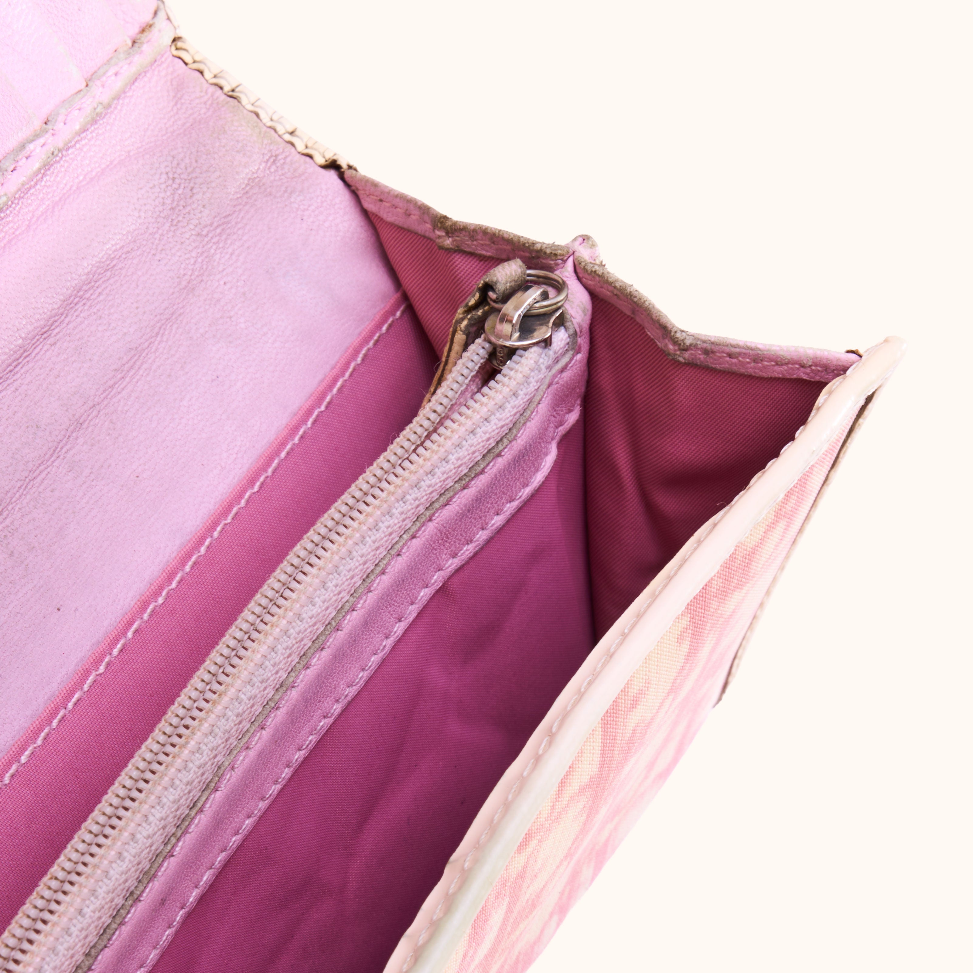 Dior Pink Trotter Wallet Geldbörse