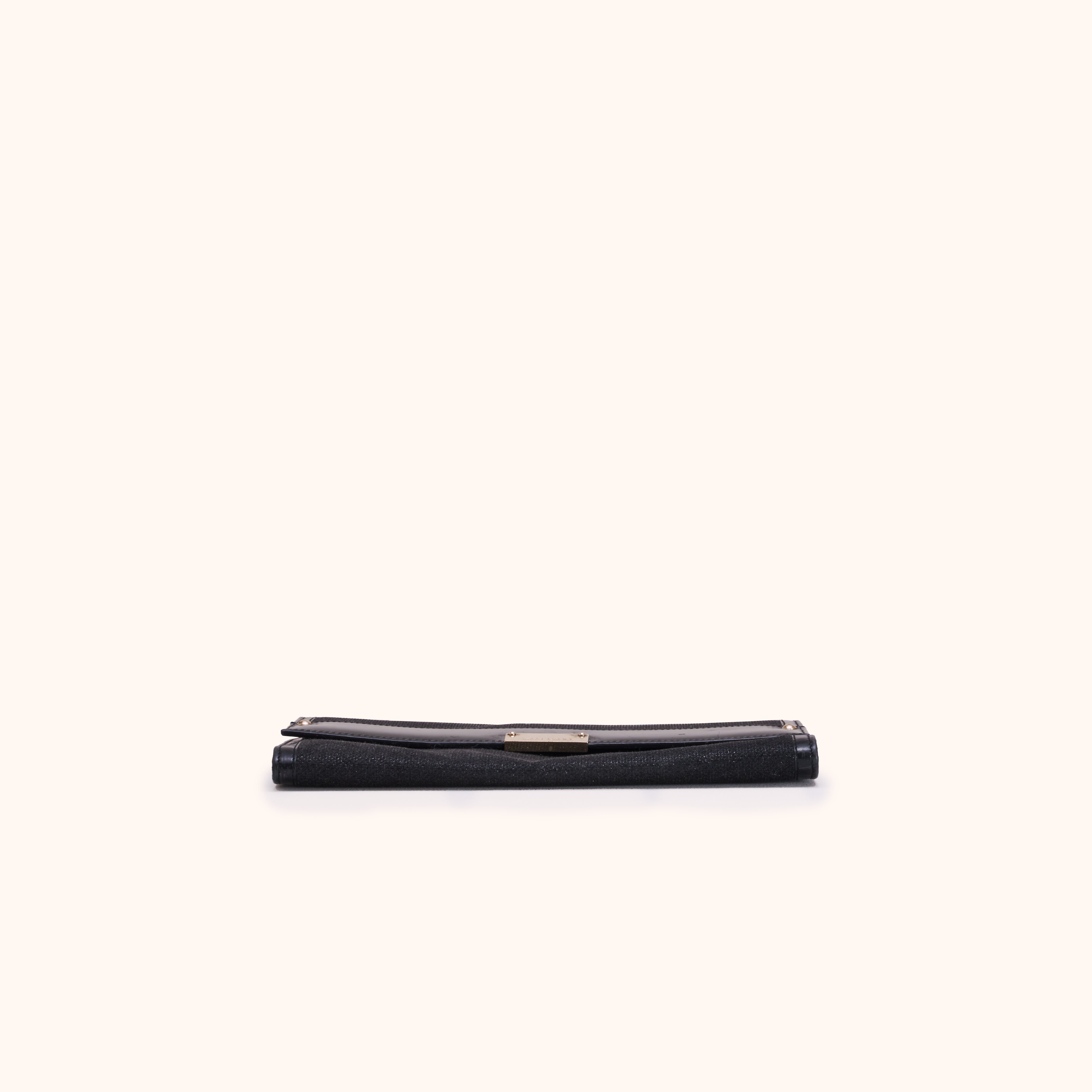 Jimmy Choo Black Fabric Clutch