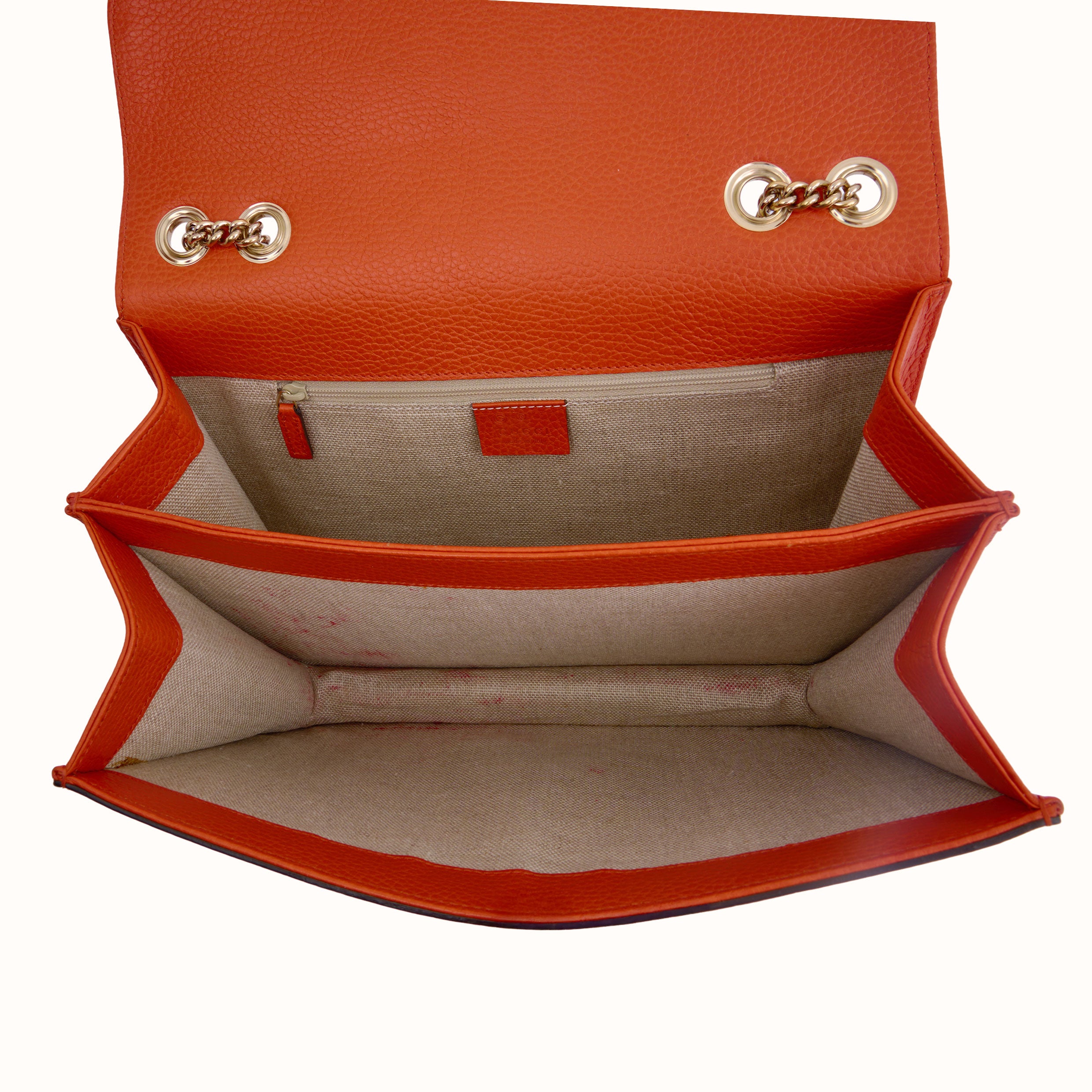 Gucci Interlocking G Flap Bag Rot