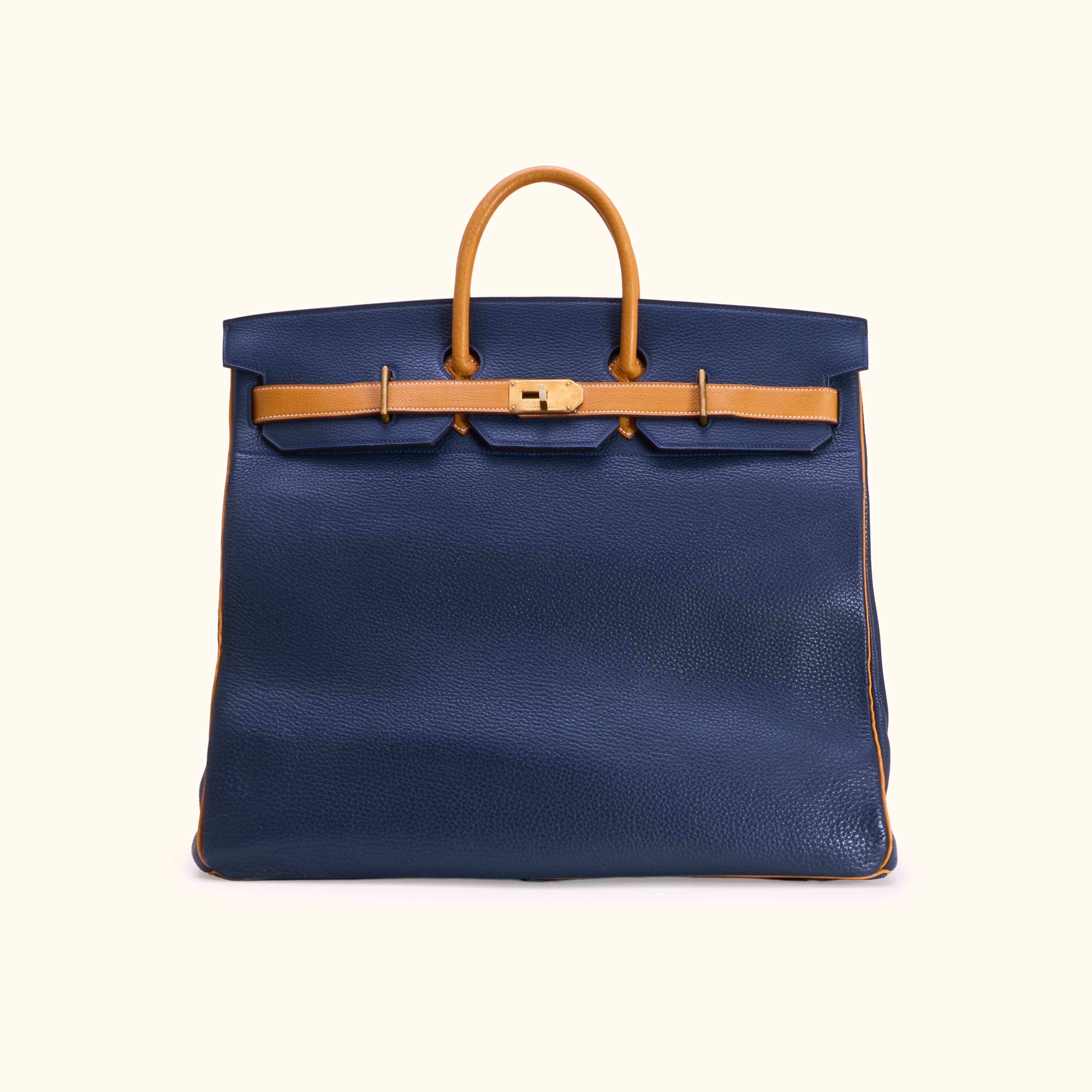 Hermes HAC 50 Birkin Bag Two Tone