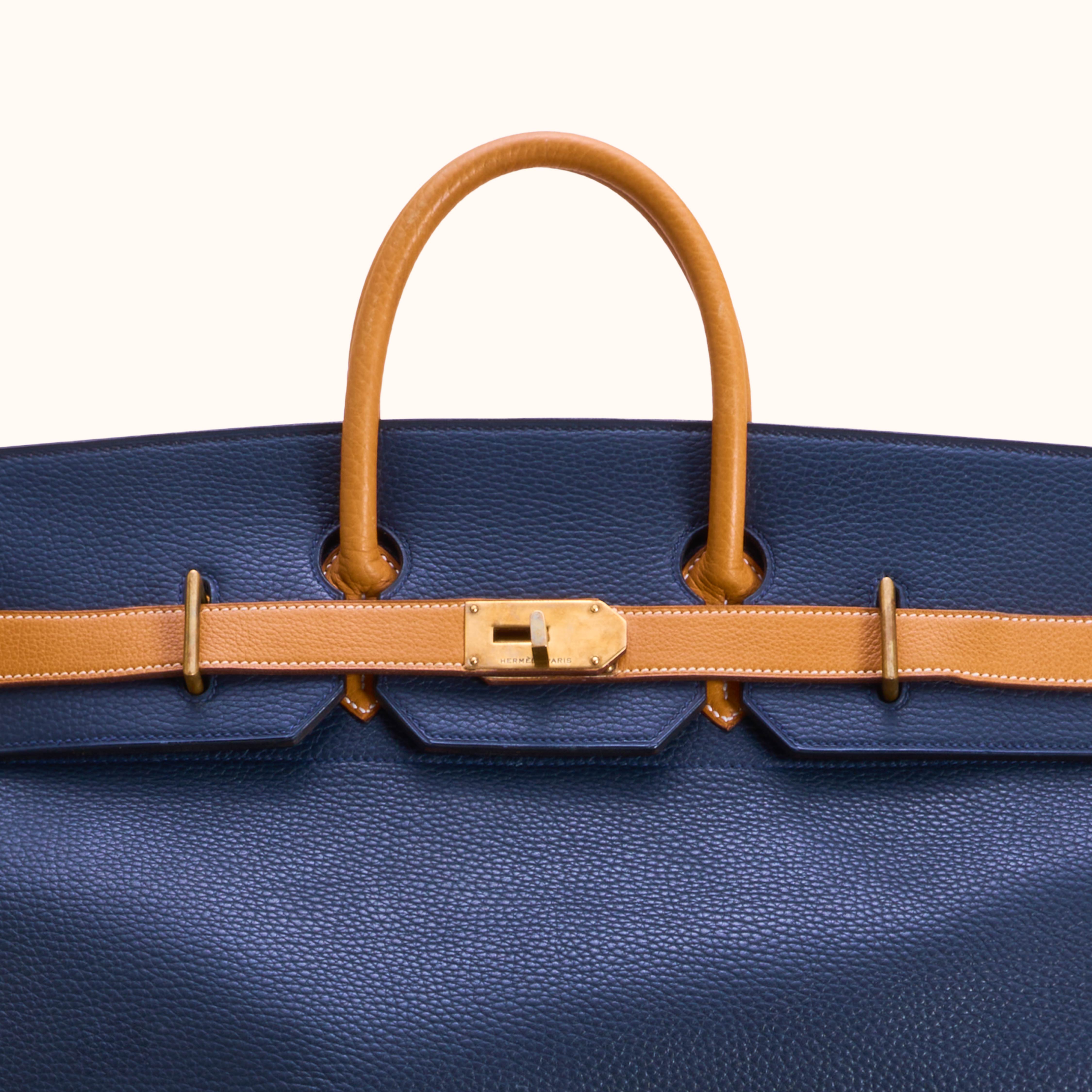 Hermes HAC 50 Birkin Bag Two Tone