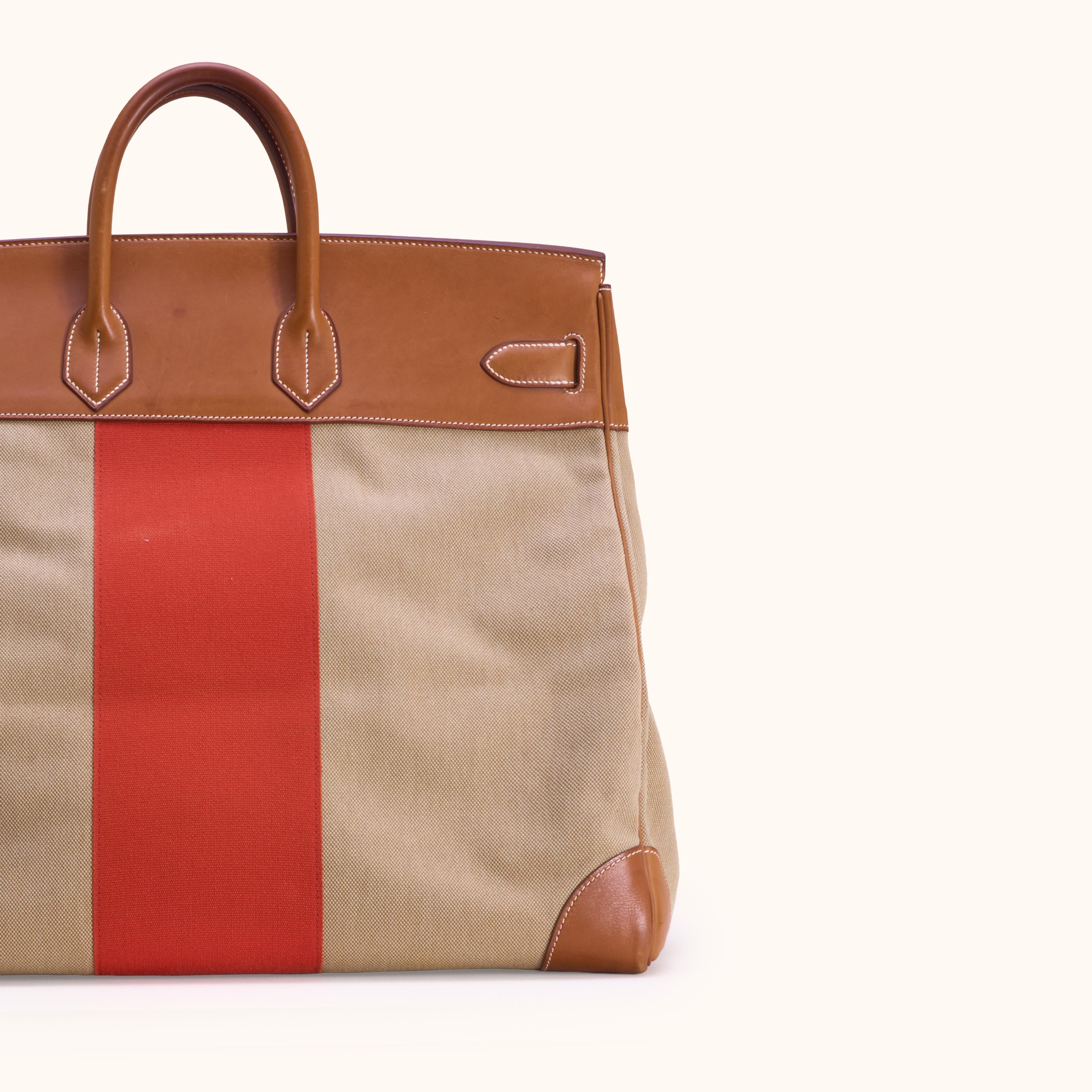 Hermes HAC 50 Birkin Bag Canvas