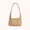 Gucci Jackie Baguette GG Canvas Beige Handbag