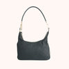Gucci GG Canvas Shoulder Bag with Logo Zipper – Black