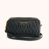 Miu Miu Matelassé Crossbody Bag Black