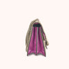 Gucci Dionysus GG Supreme Canvas Shoulder Bag Beige/Violett
