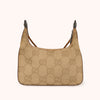 Gucci Jackie Baguette GG Canvas Beige Handbag