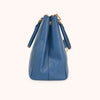 Prada Galleria Tote Large aus Saffiano-Leder in Blau