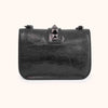 Valentino Garavani Rockstud Spike Lock Bag Black