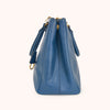 Prada Galleria Tote Large aus Saffiano-Leder in Blau