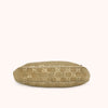 Gucci Baguette GG Monogram Gold Suede