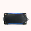 Céline Luggage Tote Mini Tricolor Blau Schwarz