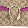 Gucci Dionysus GG Supreme Canvas Shoulder Bag Beige/Violett
