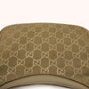 Gucci Baguette GG Monogram Gold Suede