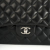 Chanel Classic Double Flap Bag Jumbo Schwarz Lambskin