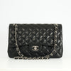 Chanel Classic Double Flap Bag Jumbo Schwarz Lambskin