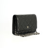 Chanel Wallet on Chain Schwarz mit Silber-Hardware