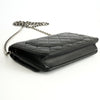 Chanel Wallet on Chain Schwarz mit Silber-Hardware