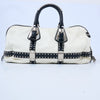 Prada Studded Two-Tone Satchel Handbag