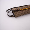 Gucci Vintage Bamboo Clutch mit GG Canvas