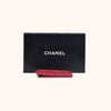 Chanel Classic CompactQuilted Wallet Rot