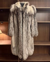 Mira Silver Fox Coat