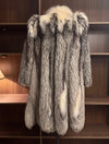 Mira Silver Fox Coat