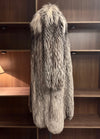 Mira Silver Fox Coat