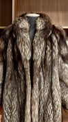 Svetlana Silver Fox Coat