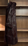 Anastasia Fox Coat Bordeaux