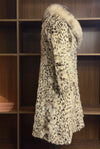 Irina Lynx Coat with Fox Collar