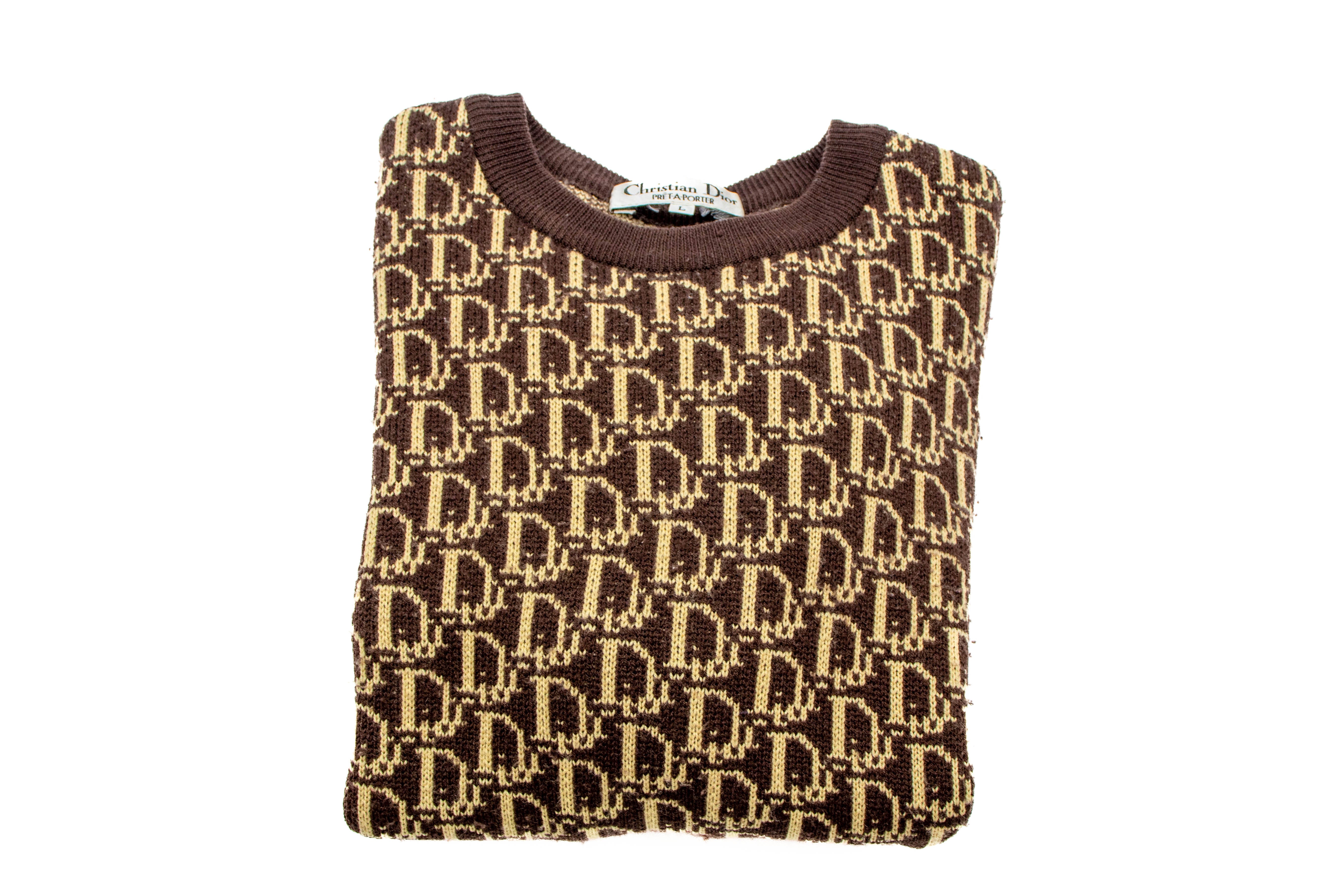 Christian Dior Monogram Womens Cashmere Sweater