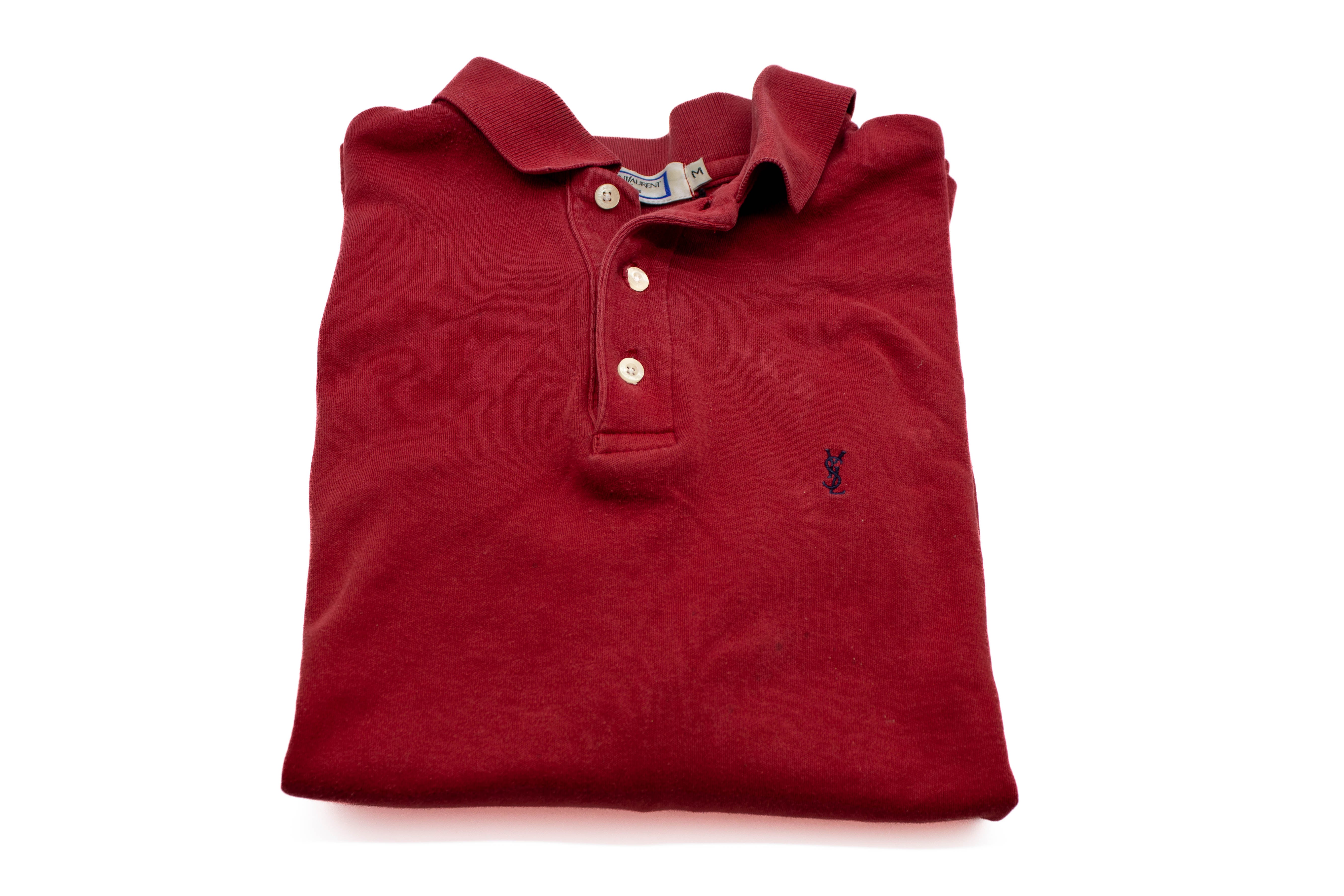 YSL Polo T-Shirt Red (Yves Saint Laurent)