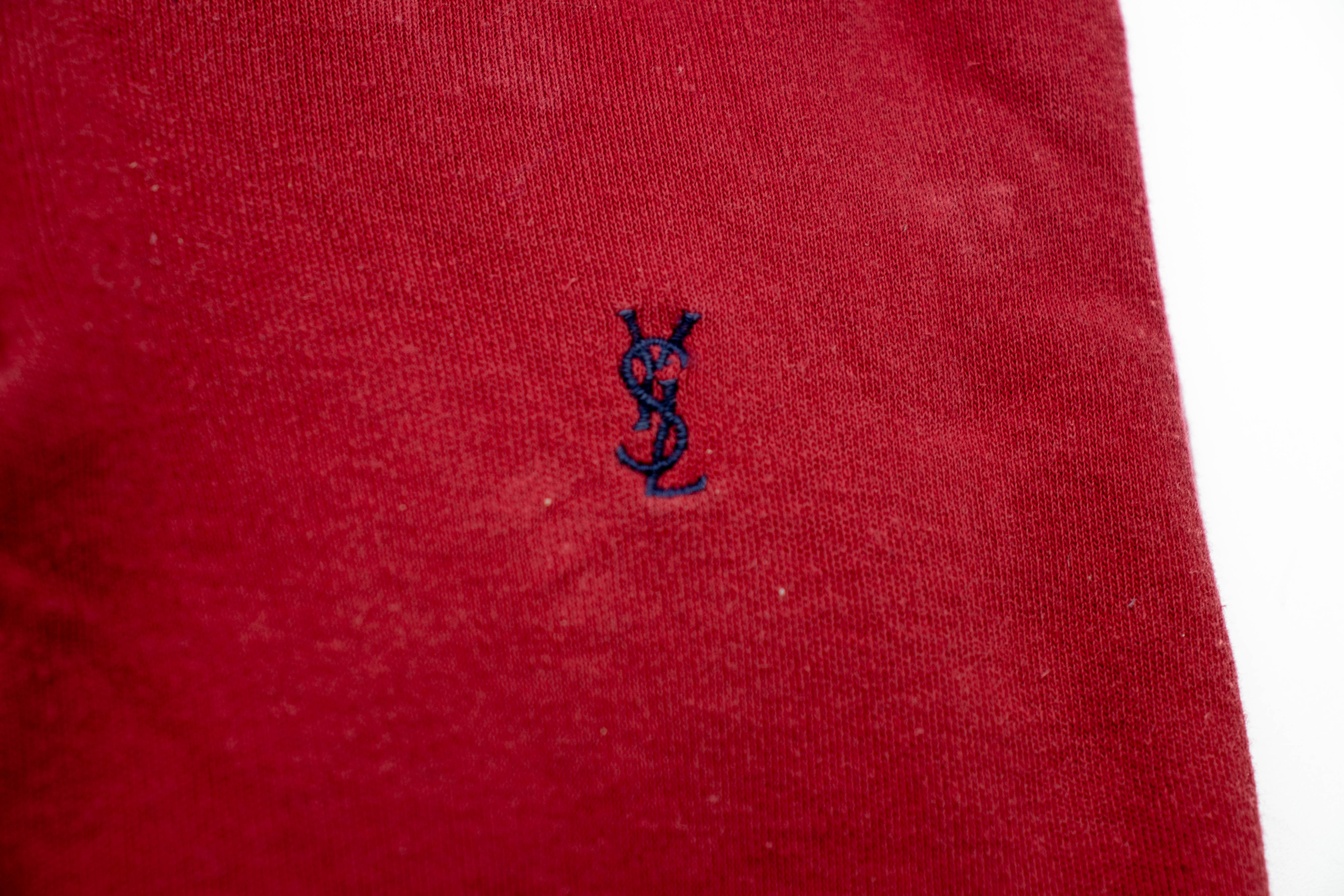 YSL Polo T-Shirt Red (Yves Saint Laurent)