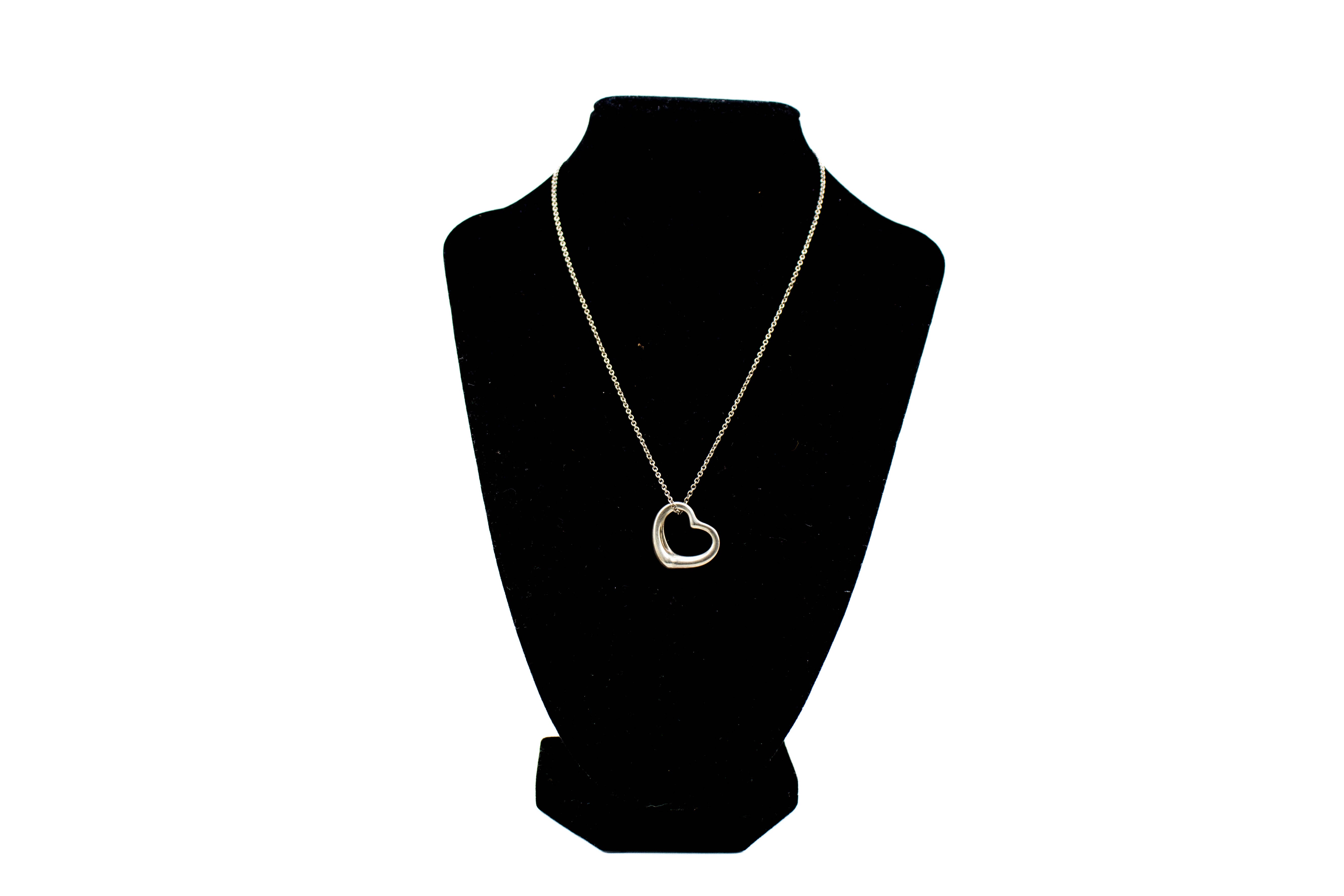 Tiffany & Co Heart Necklace 925 Silver